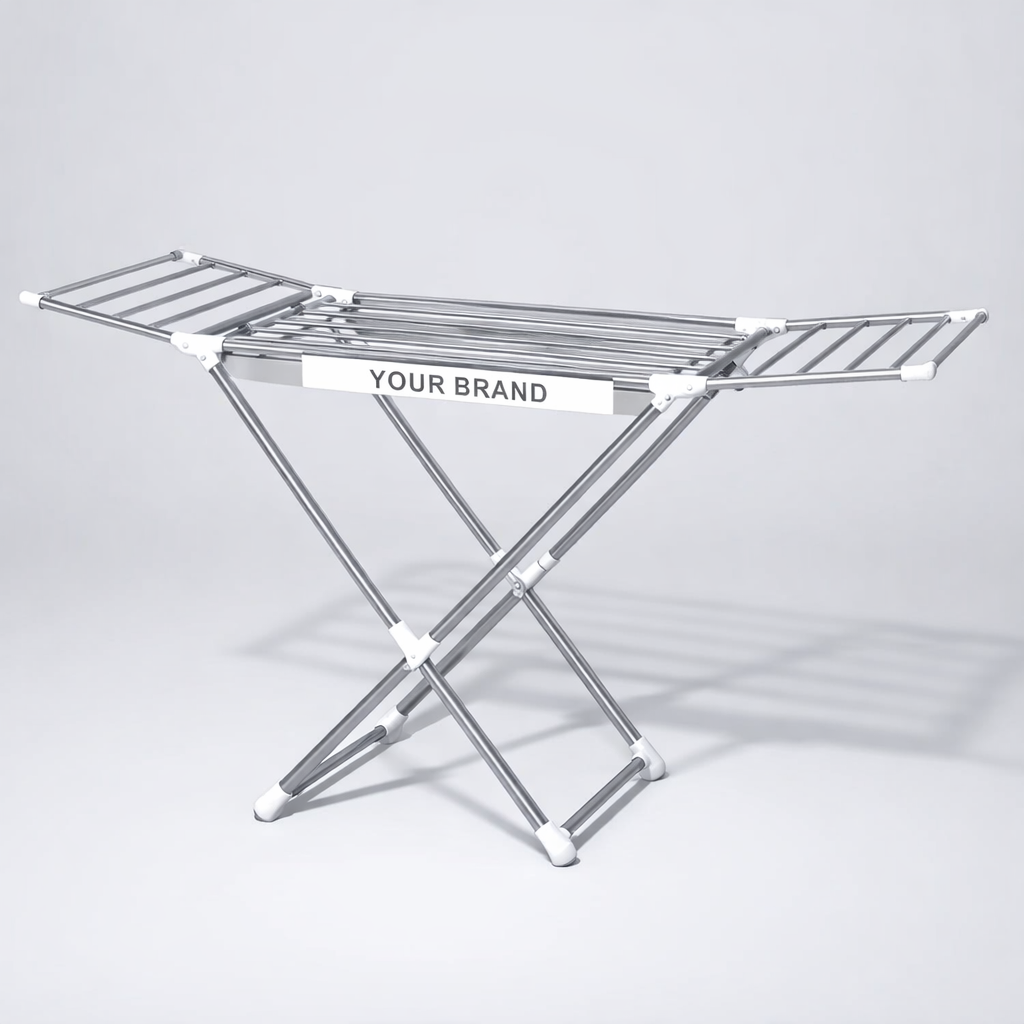 Foldable Multipurpose Clothes Drying Rack white label idea