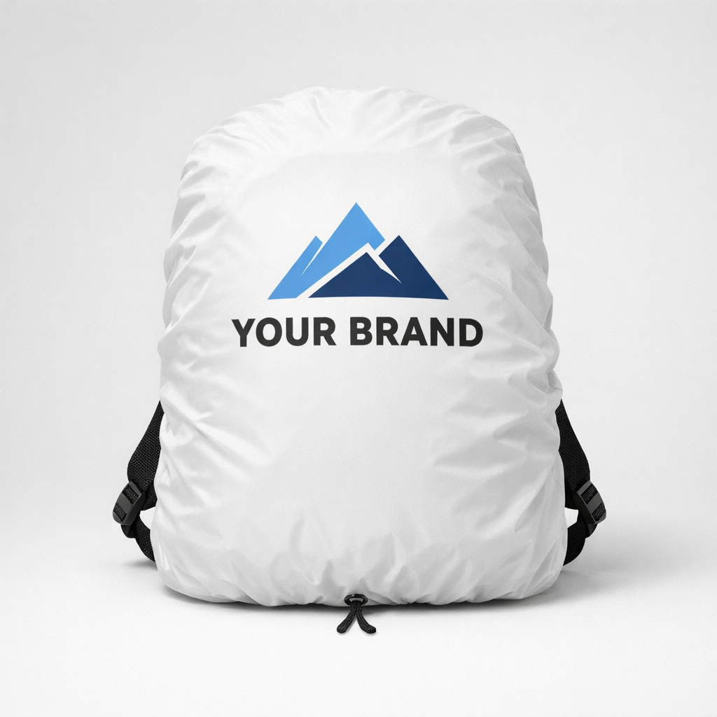 Adjustable School Backpack Rain Cover white label idea