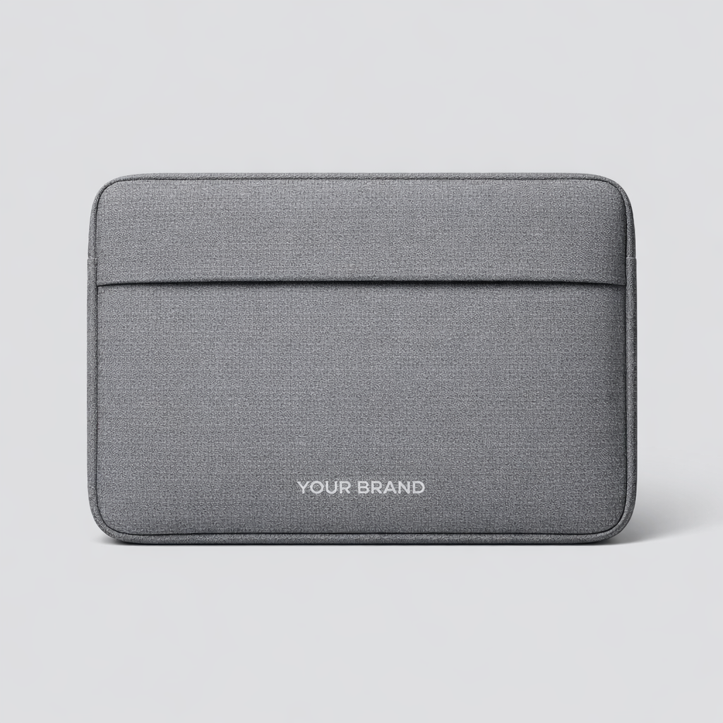 Anti-Theft Zipper Laptop Sleeve white label idea