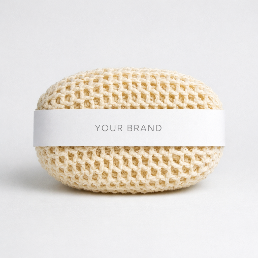 Natural Exfoliating Bath Sponge white label idea