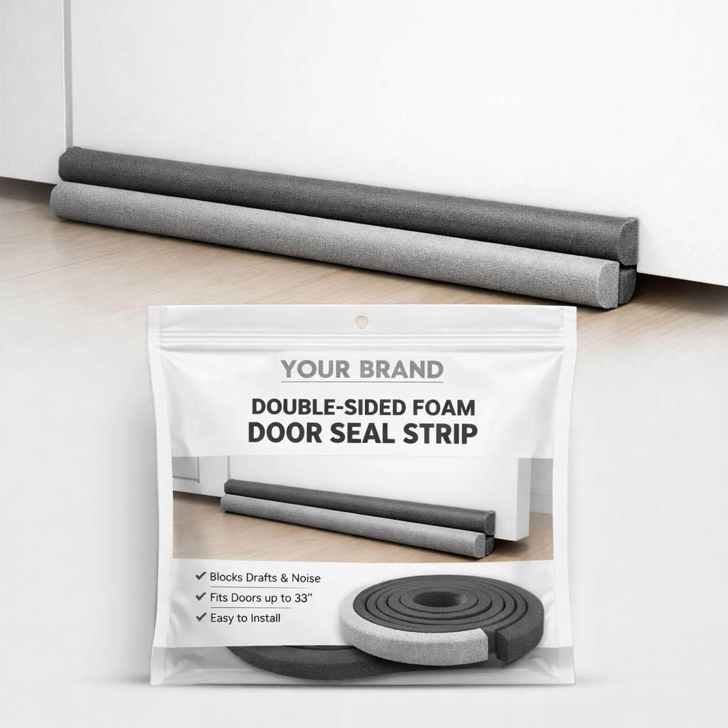 Double-Sided Foam Door Seal Strip white label idea