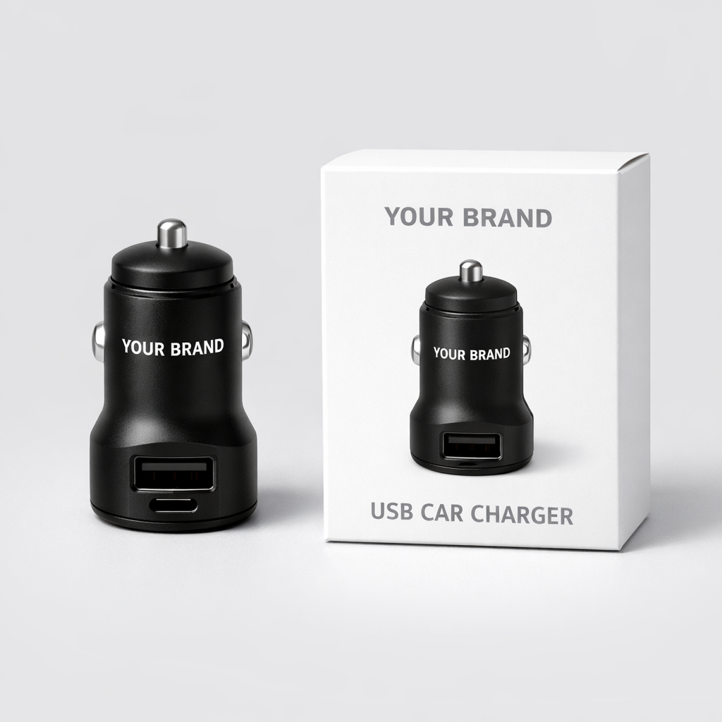 Universal USB Car Charger Adapter white label idea