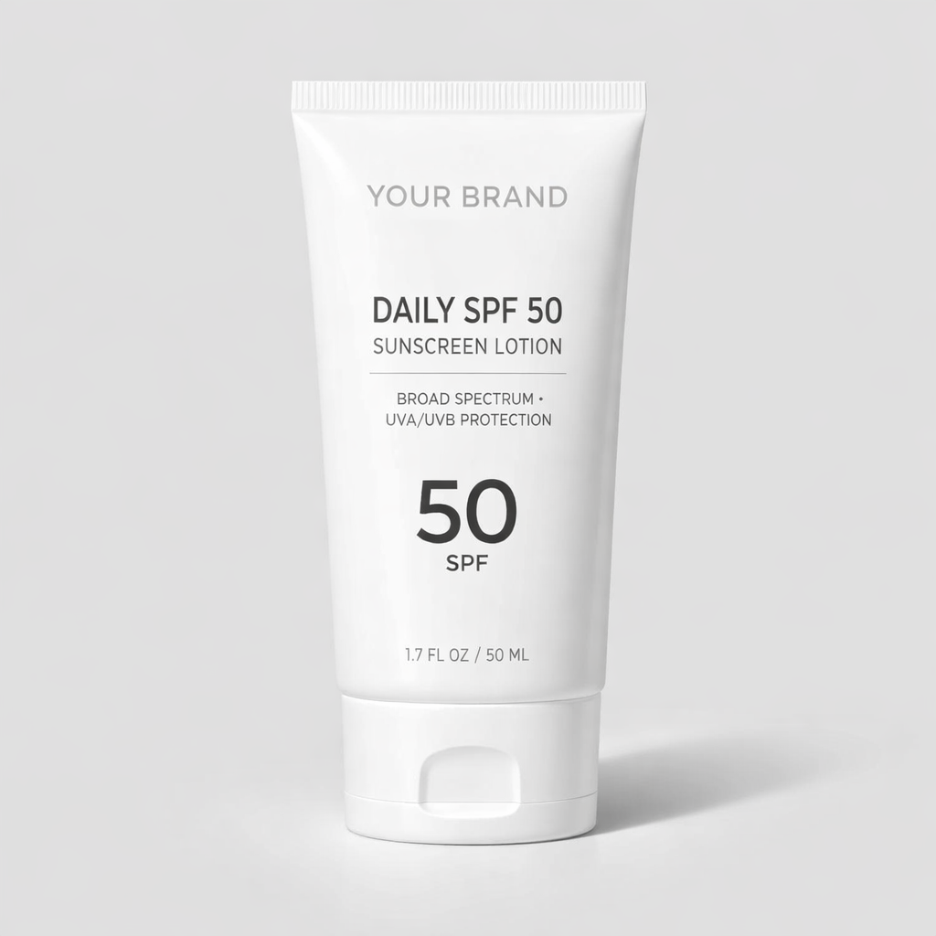 Daily SPF 50 Sunscreen Lotion white label idea