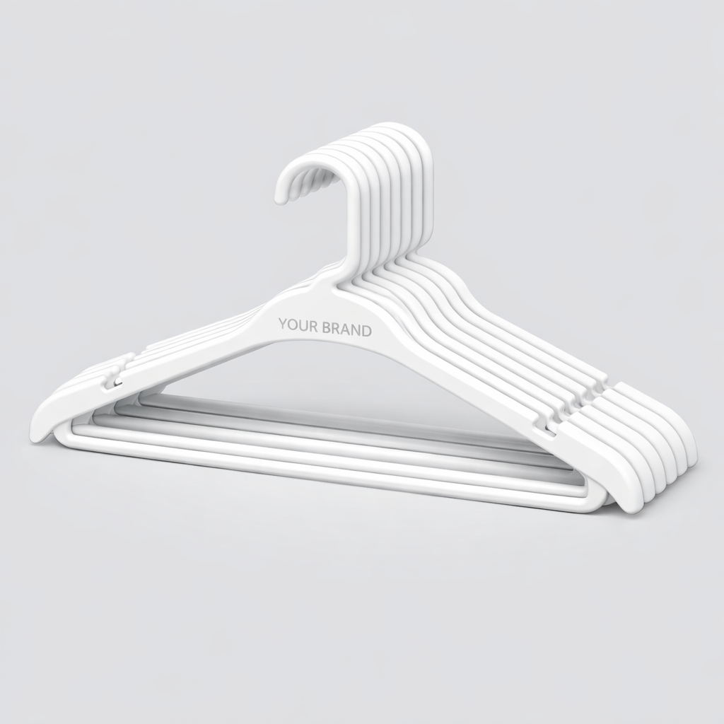 Multipurpose Plastic Hanger Set white label idea