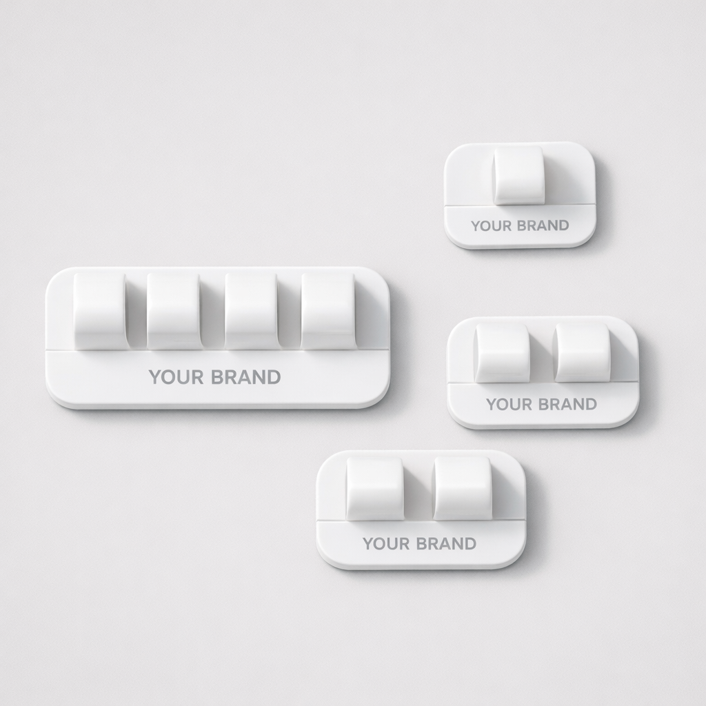 Adhesive Wall Cable Clips white label idea