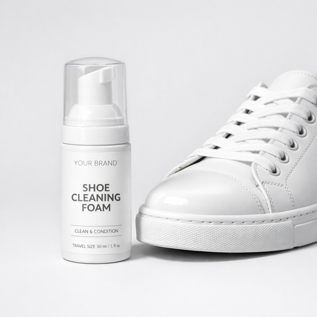 Travel-Sized Shoe Cleaning Foam white label idea