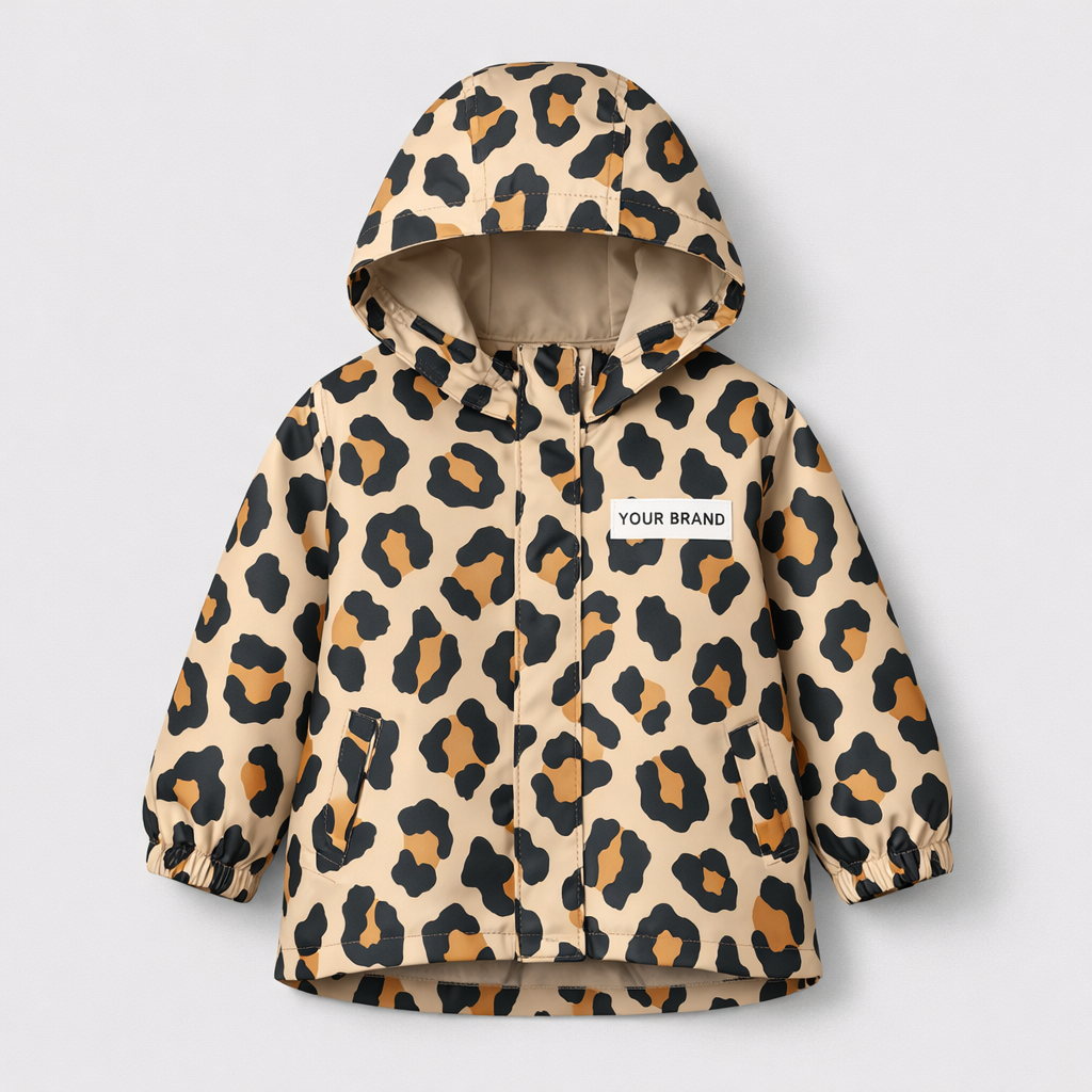 Animal Print Kids' Raincoat white label idea