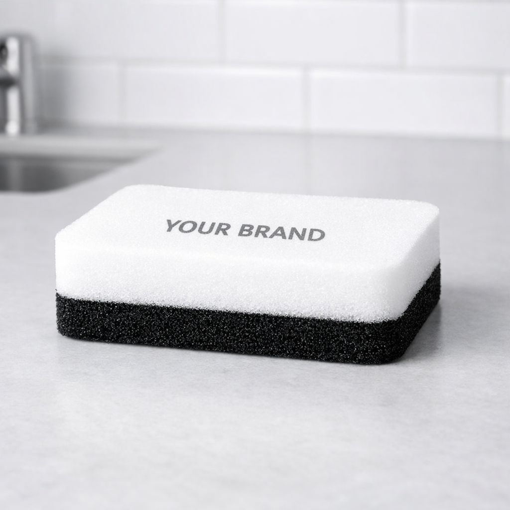 Dual-Sided Foam Dish Sponge white label idea