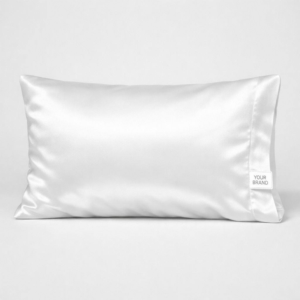 Soft Touch Satin Pillowcase white label idea