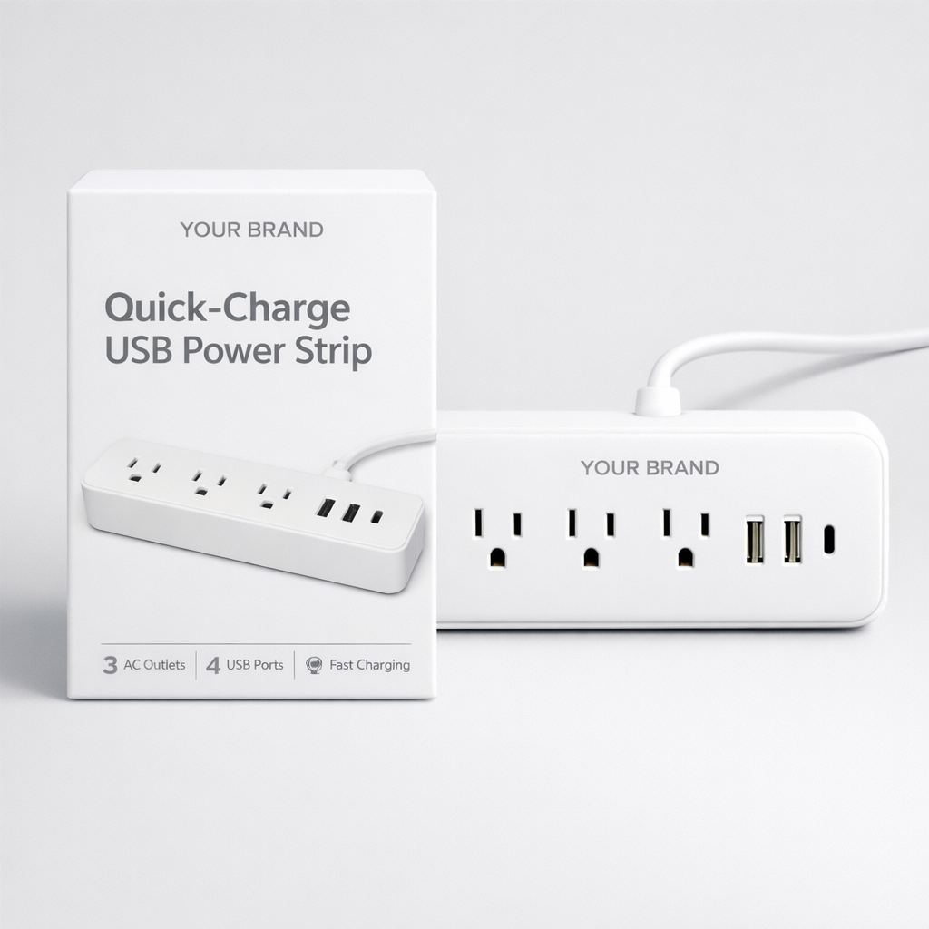Quick-Charge USB Power Strip white label idea