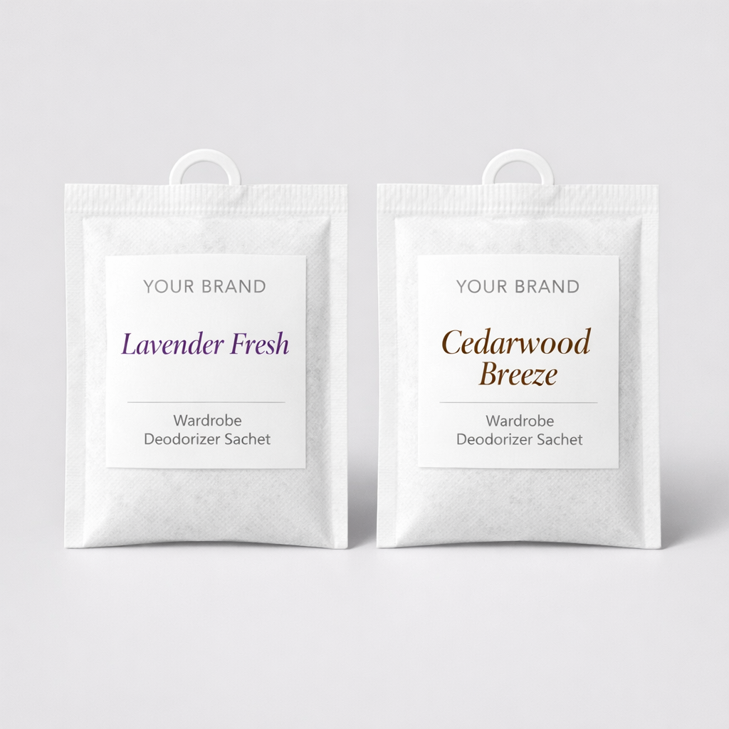 Scented Wardrobe Deodorizer Sachets white label idea