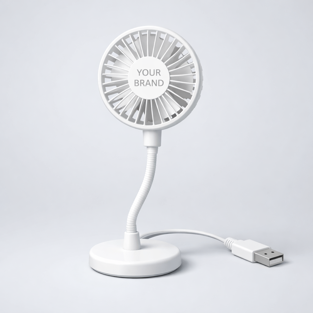 Flexible USB Desk Fan white label idea