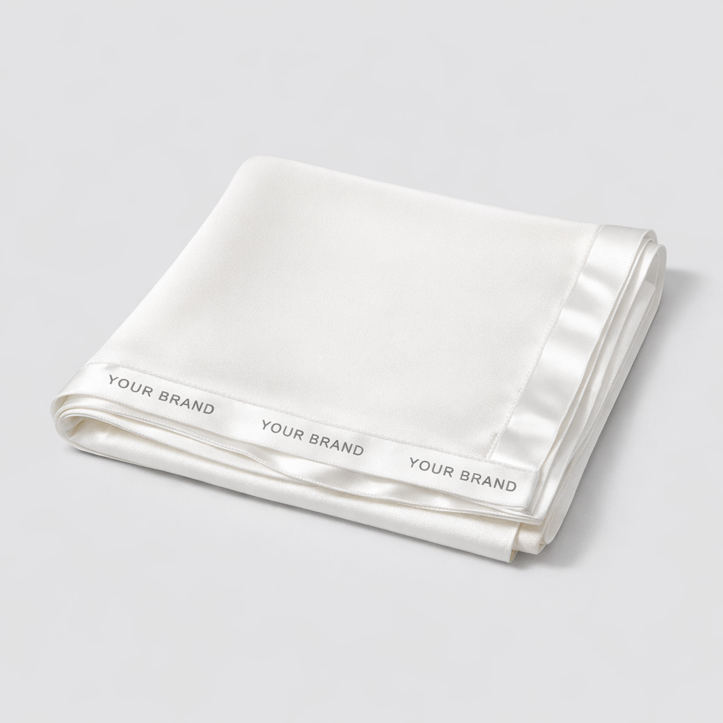 Fashionable Satin Edge Scarf white label idea