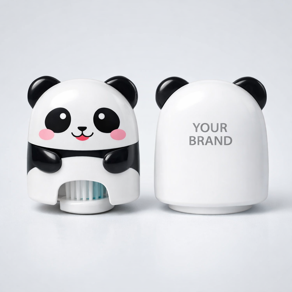 Kids’ Cartoon Character Toothbrush Cover white label idea