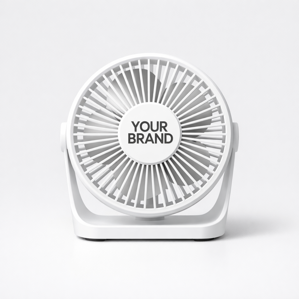 Portable Mini USB Desk Fan white label idea