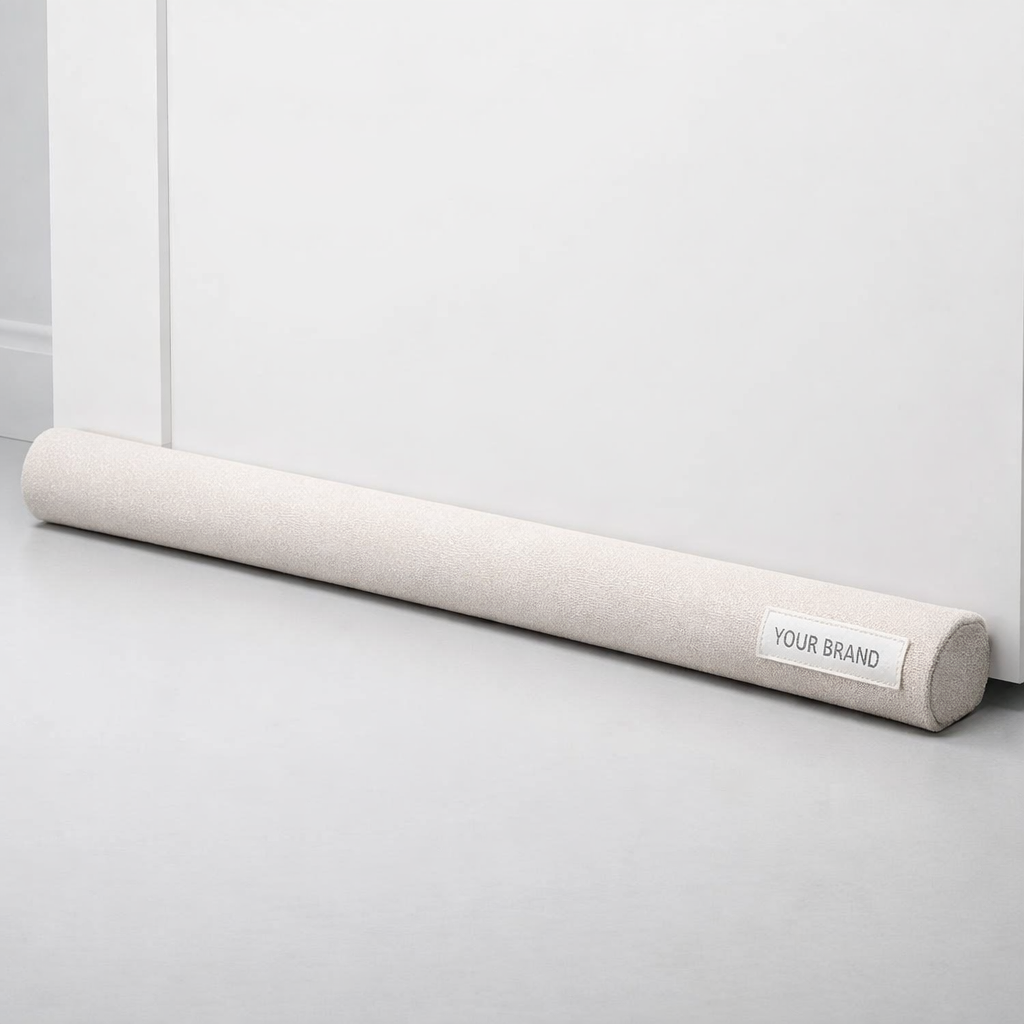 Soft Foam Door Draft Stopper white label idea