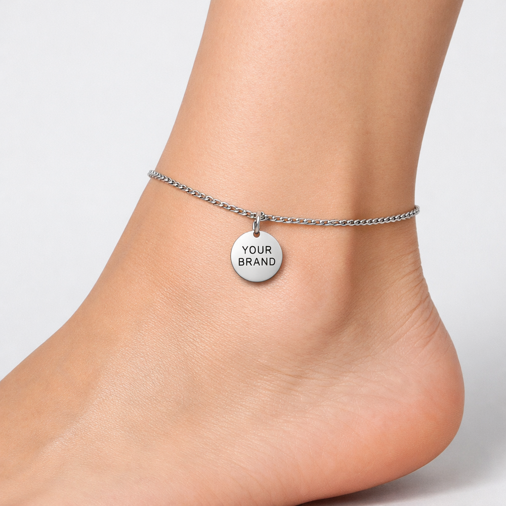 Fashionable Stainless Steel Anklet white label idea