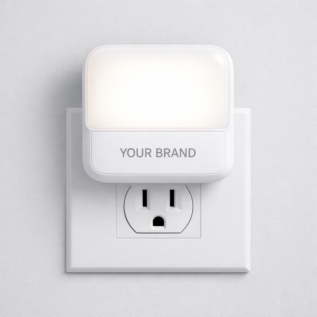 USB Rechargeable LED Night Light white label idea