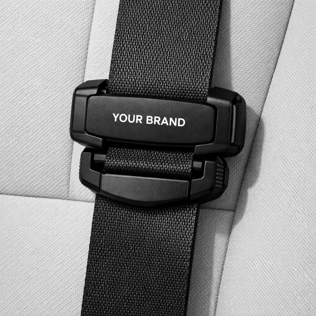 Adjustable Car Seat Belt Clip white label idea