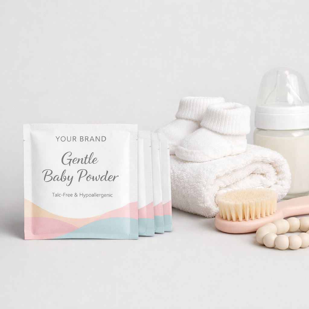 Gentle Baby Powder Sachets white label idea