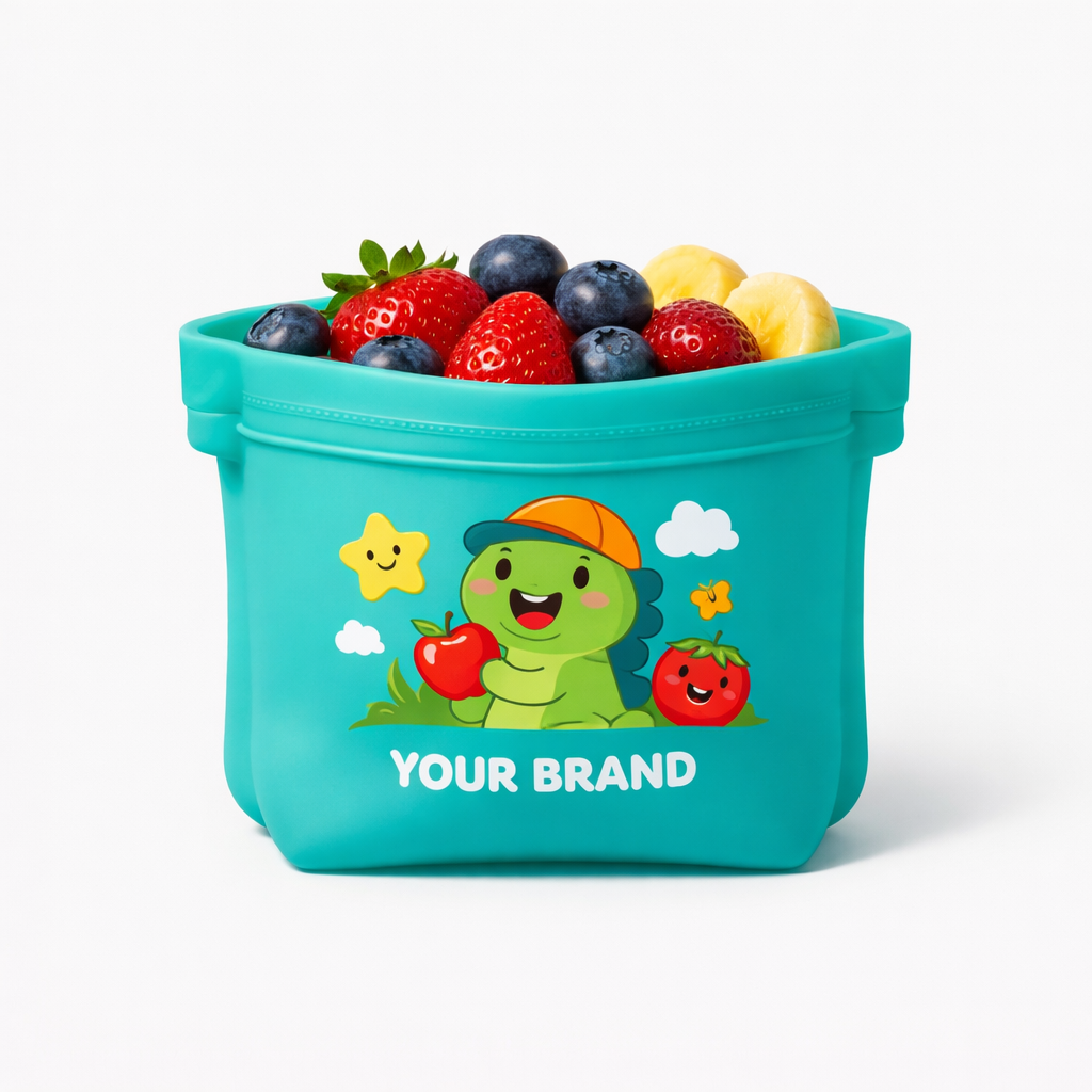 Kids’ Reusable Silicone Snack Pouch white label idea