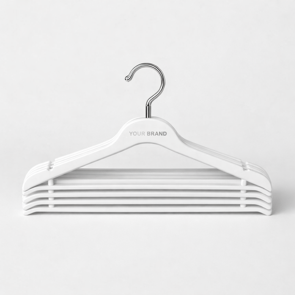 Stackable Clothes Hanger Set white label idea