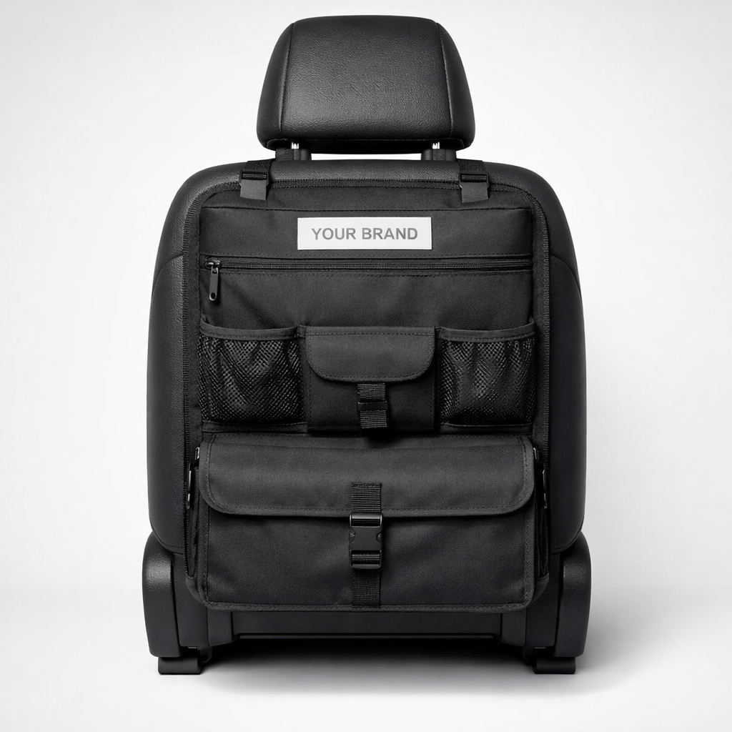Portable Car Seat Back Organizer white label idea