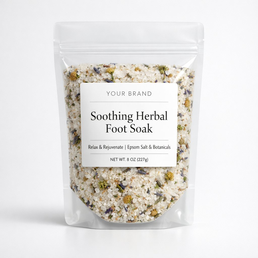 Soothing Herbal Foot Soak white label idea