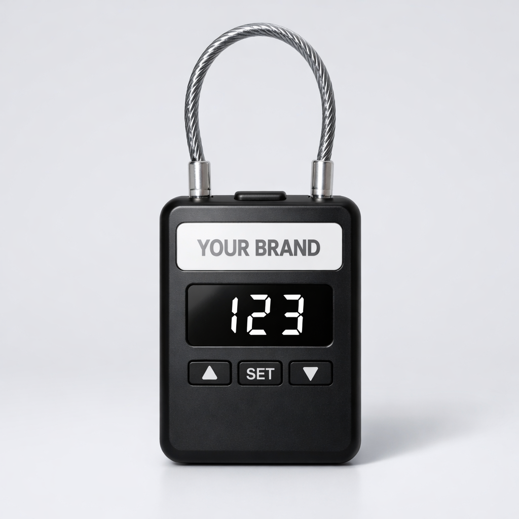Travel-Sized Digital Luggage Lock white label idea