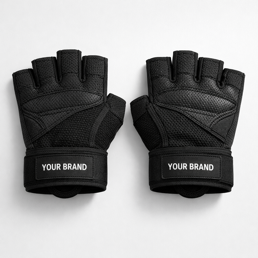 Non-Slip Workout Gloves white label idea