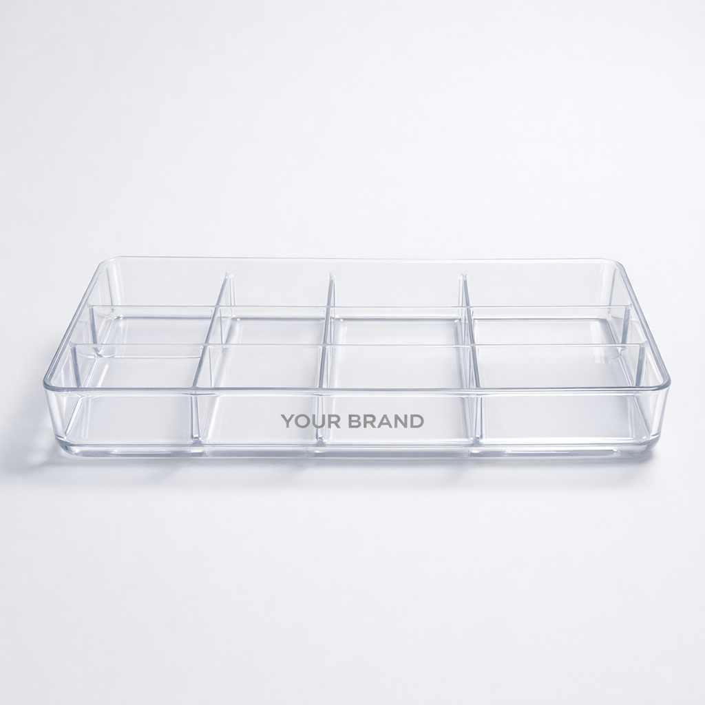 Multi-Use Plastic Drawer Organizer Tray white label idea
