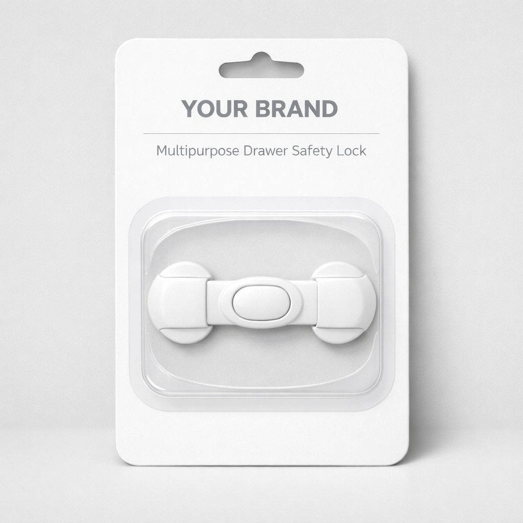 Multipurpose Plastic Drawer Safety Lock white label idea