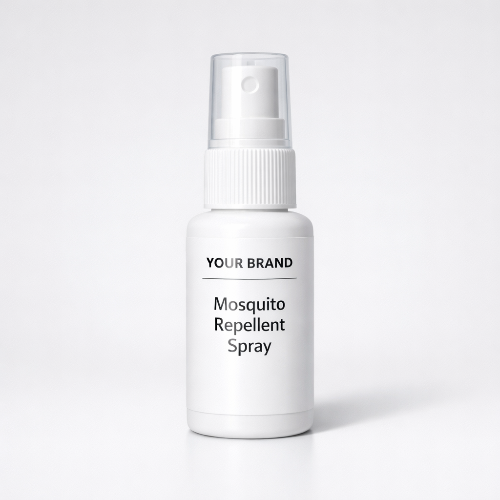 Travel Size Mosquito Repellent Spray white label idea