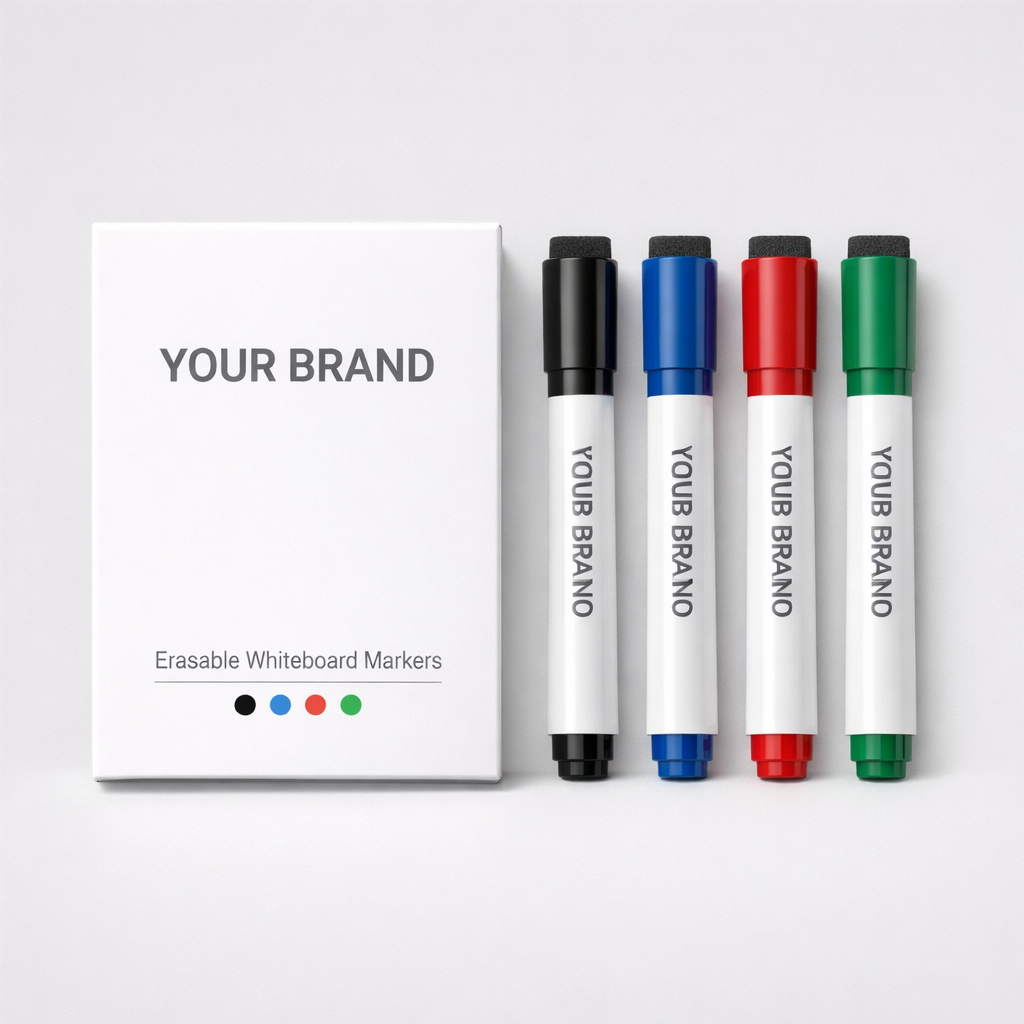 Multi-Pack Erasable Whiteboard Markers white label idea