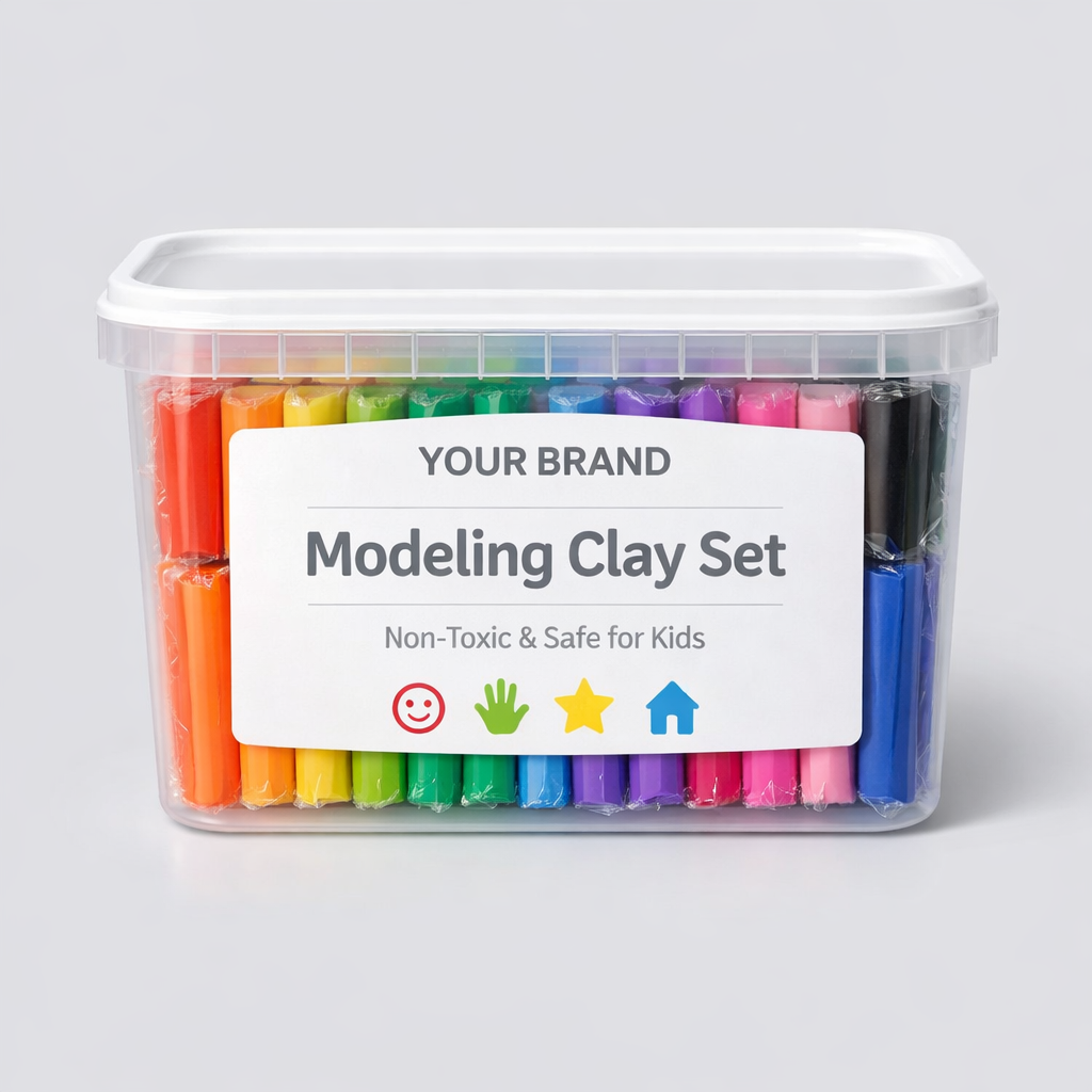Colorful Kids’ Non-Toxic Modeling Clay Set white label idea