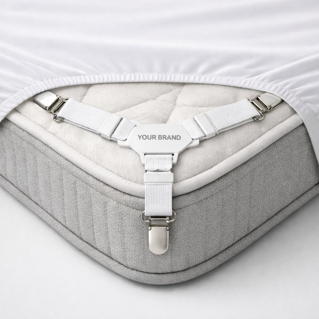 Adjustable Elastic Bed Sheet Fastener Clips white label idea