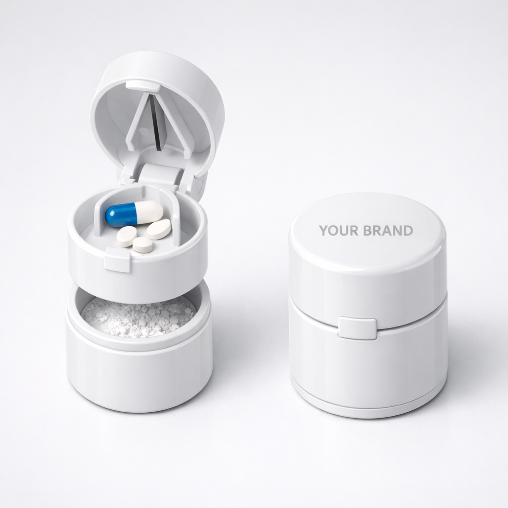 Portable Pill Cutter and Crusher white label idea