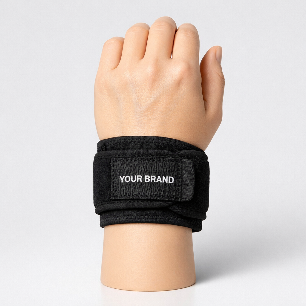 Adjustable Velcro Wrist Support Band white label idea