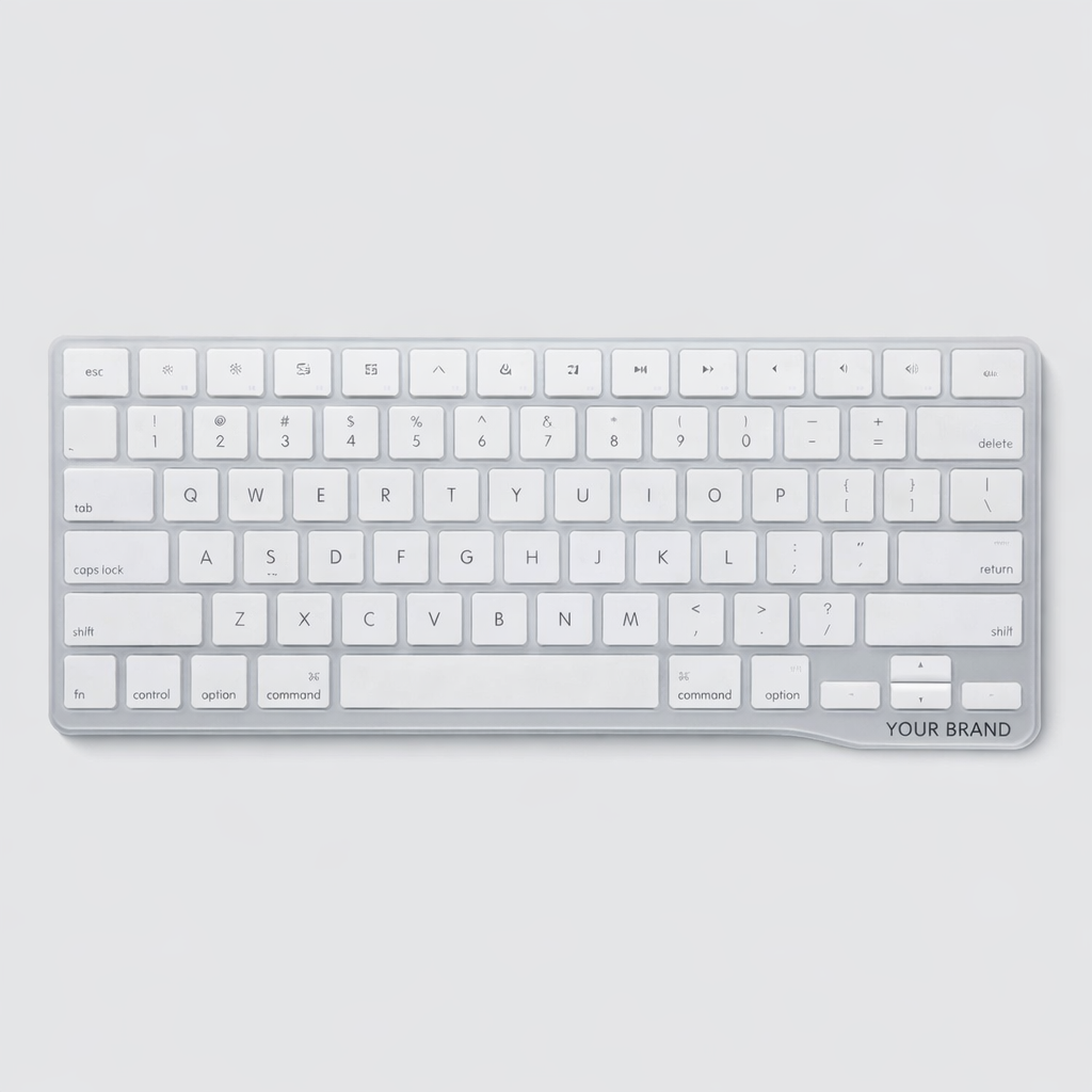 Universal Silicone Keyboard Cover white label idea