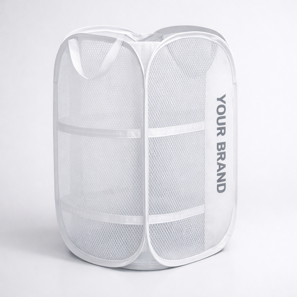 Expandable Mesh Laundry Hamper white label idea