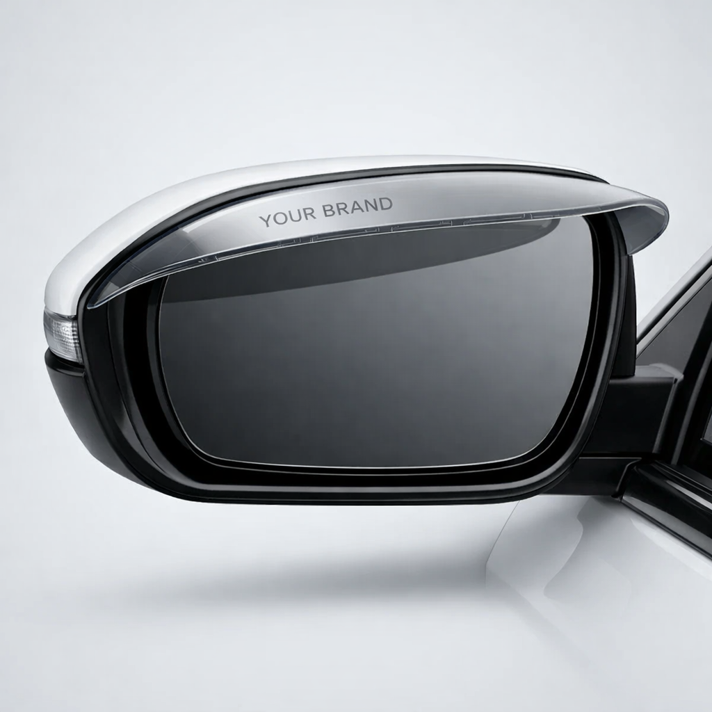 Car Rearview Mirror Rain Guard Visor white label idea