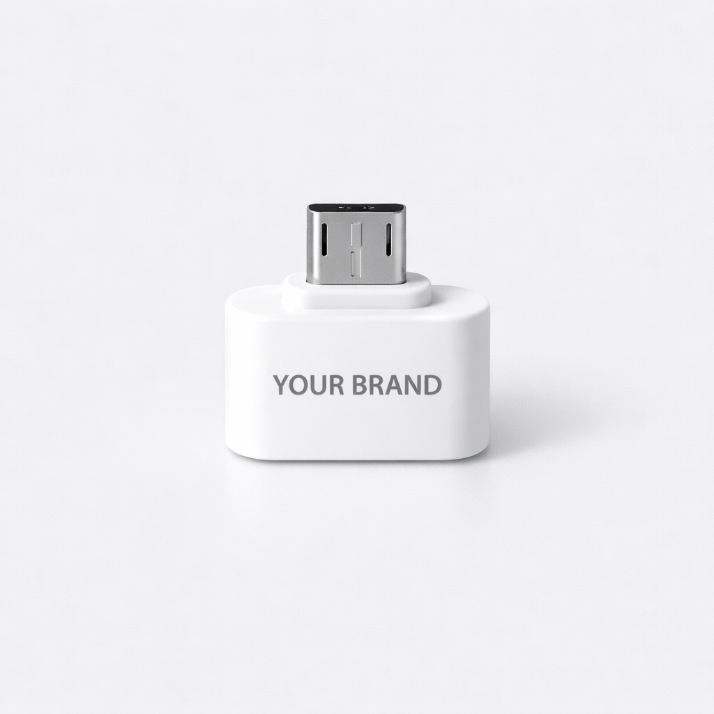Portable Micro USB OTG Adapter white label idea
