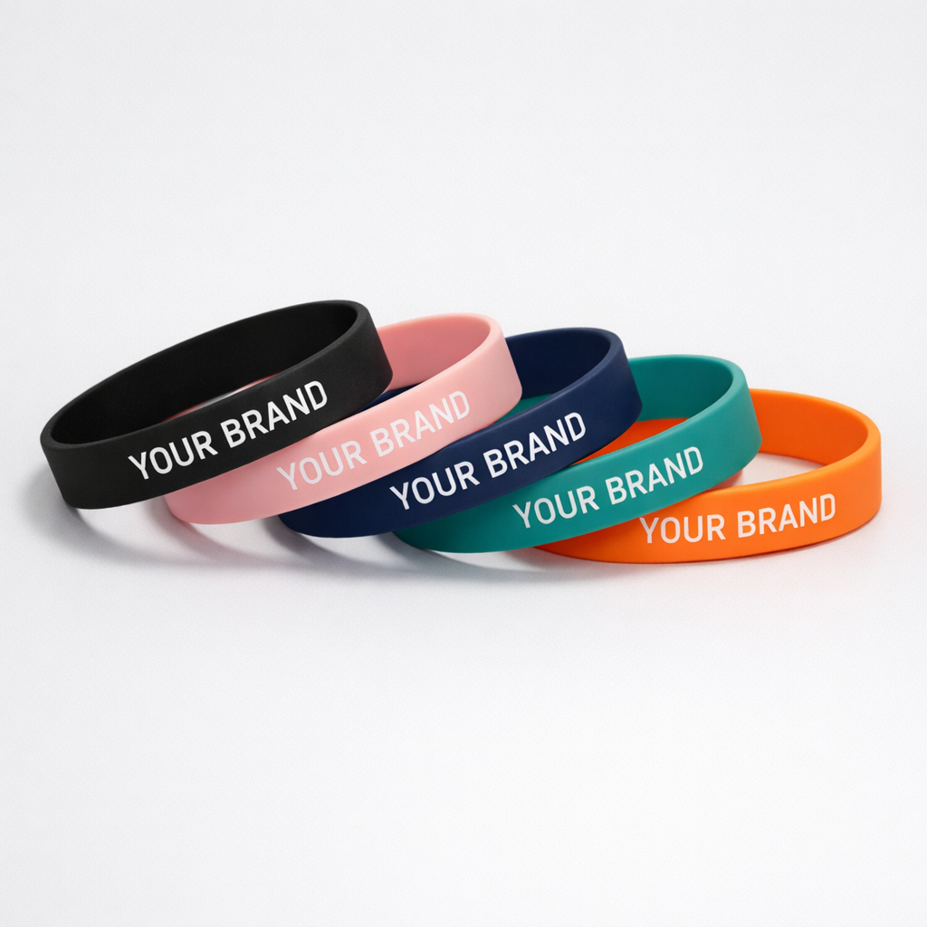 Silicone Fashionable Wristband Set white label idea