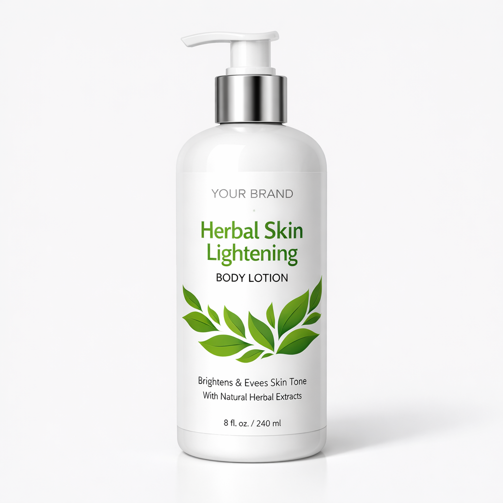 Herbal Skin Lightening Body Lotion white label idea