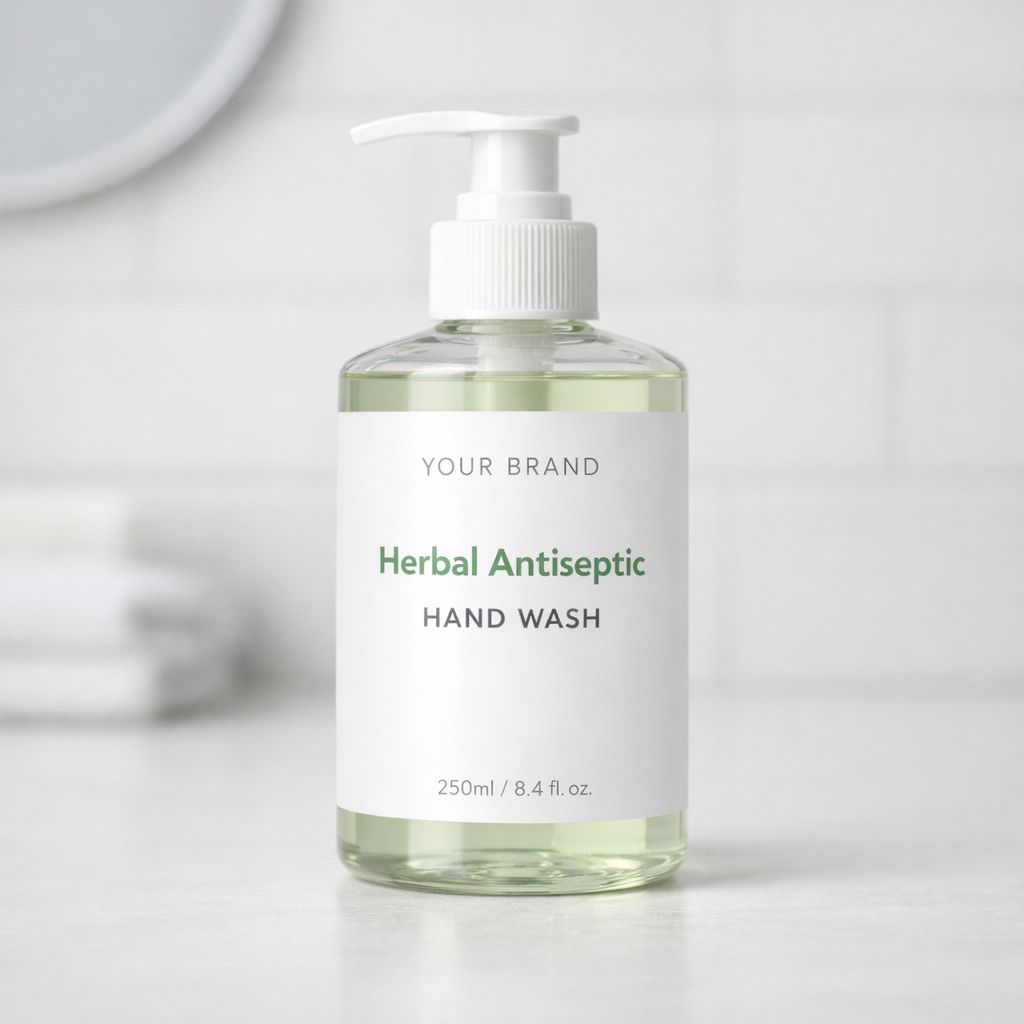 Herbal Antiseptic Hand Wash (250ml) white label idea
