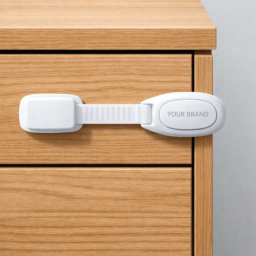 Children’s Adjustable Safety Drawer Locks white label idea