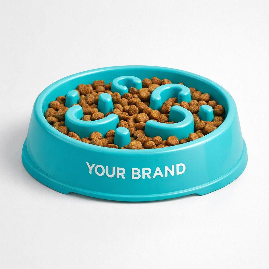 Slow Feeder Dog Bowl white label idea