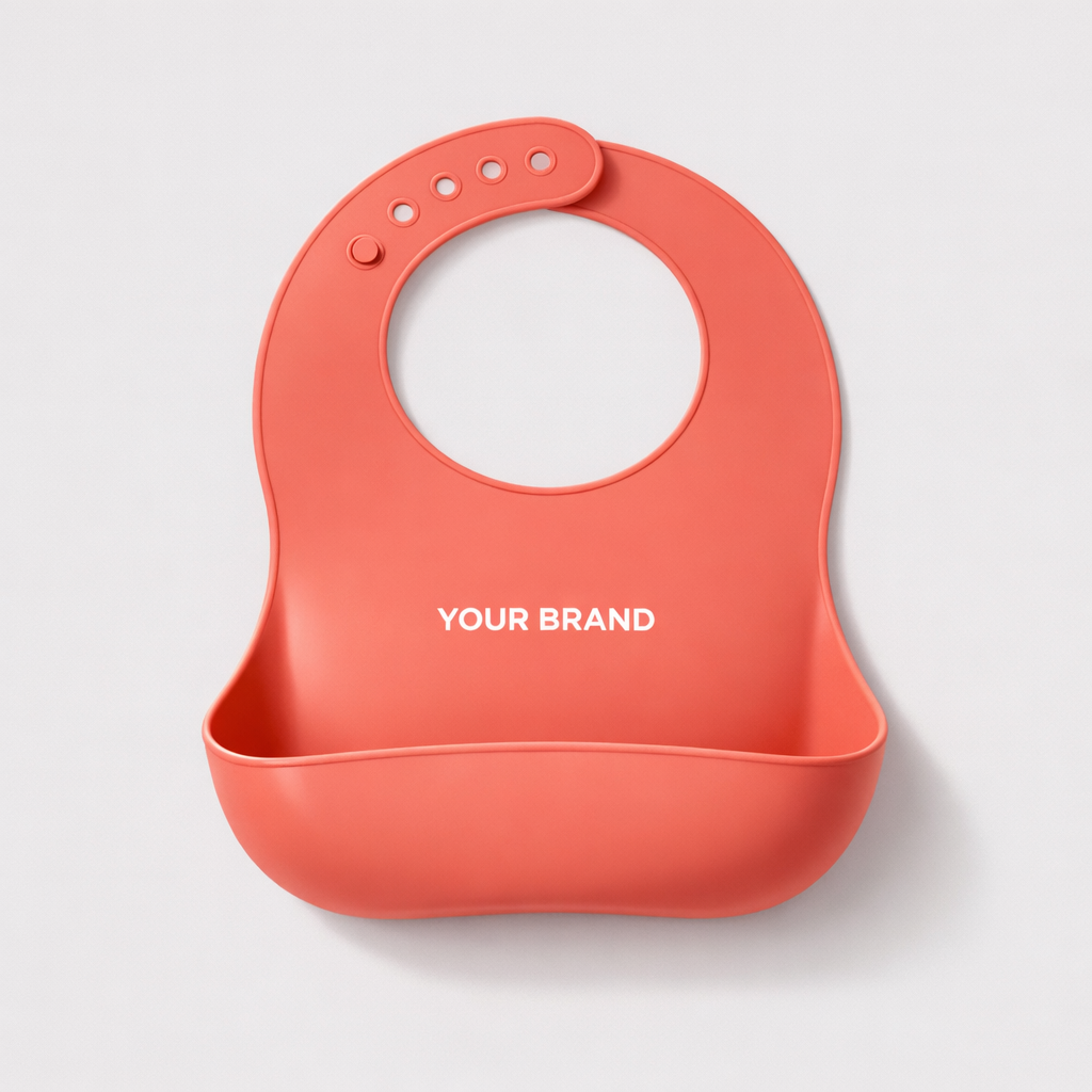 Silicone Catch-All Bibs white label idea