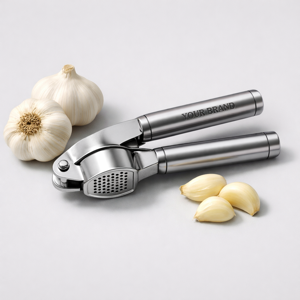 Stainless Steel Garlic Press white label idea
