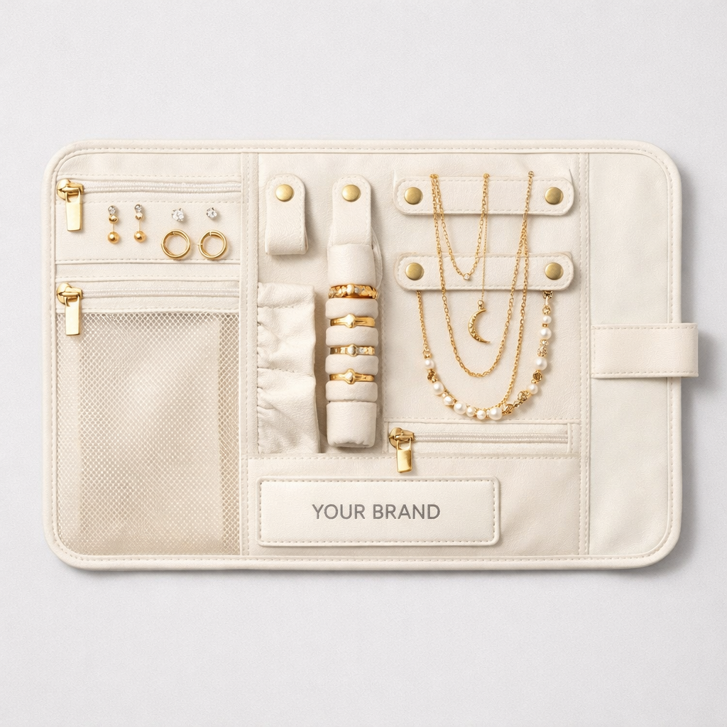 Travel Jewelry Organizer Roll white label idea